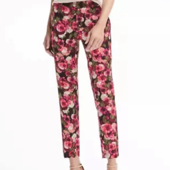 Banana Republic | Floral Print Avery Pants - Picture 1 of 13